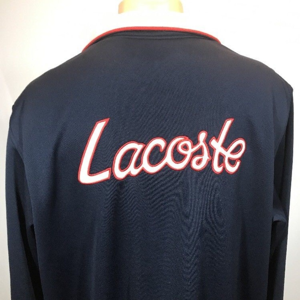 Lacoste Sport Track Jacket Size 7 Full Zip